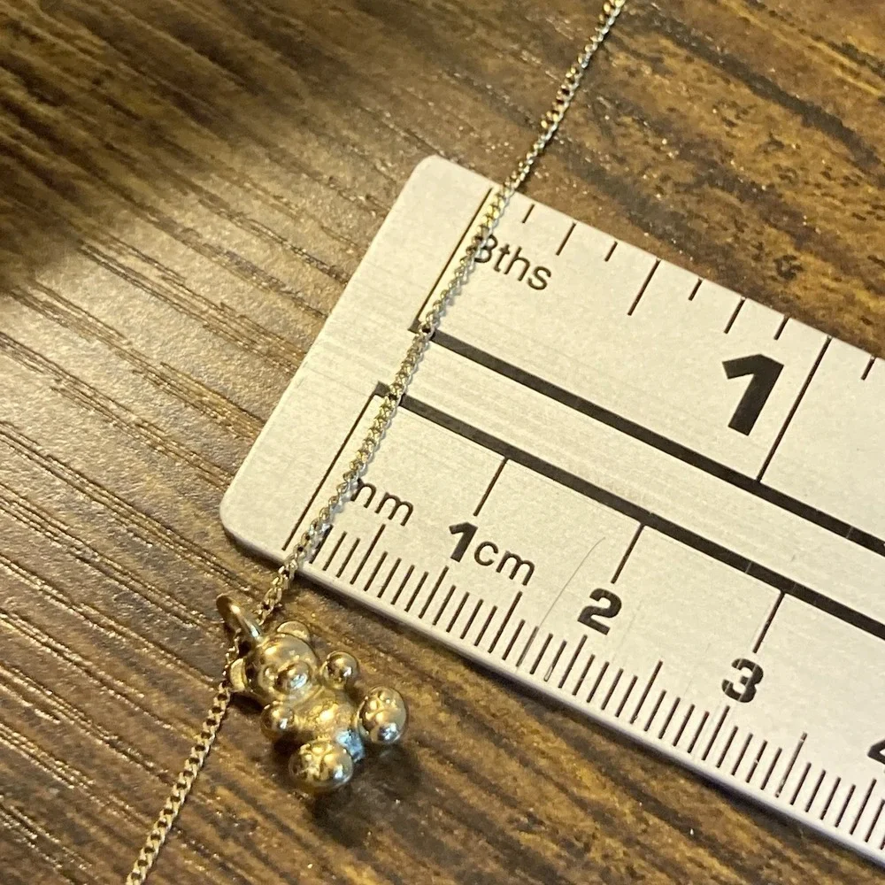 Hey Harper Bear With Me Mini Teddy Bear Necklace 17.7